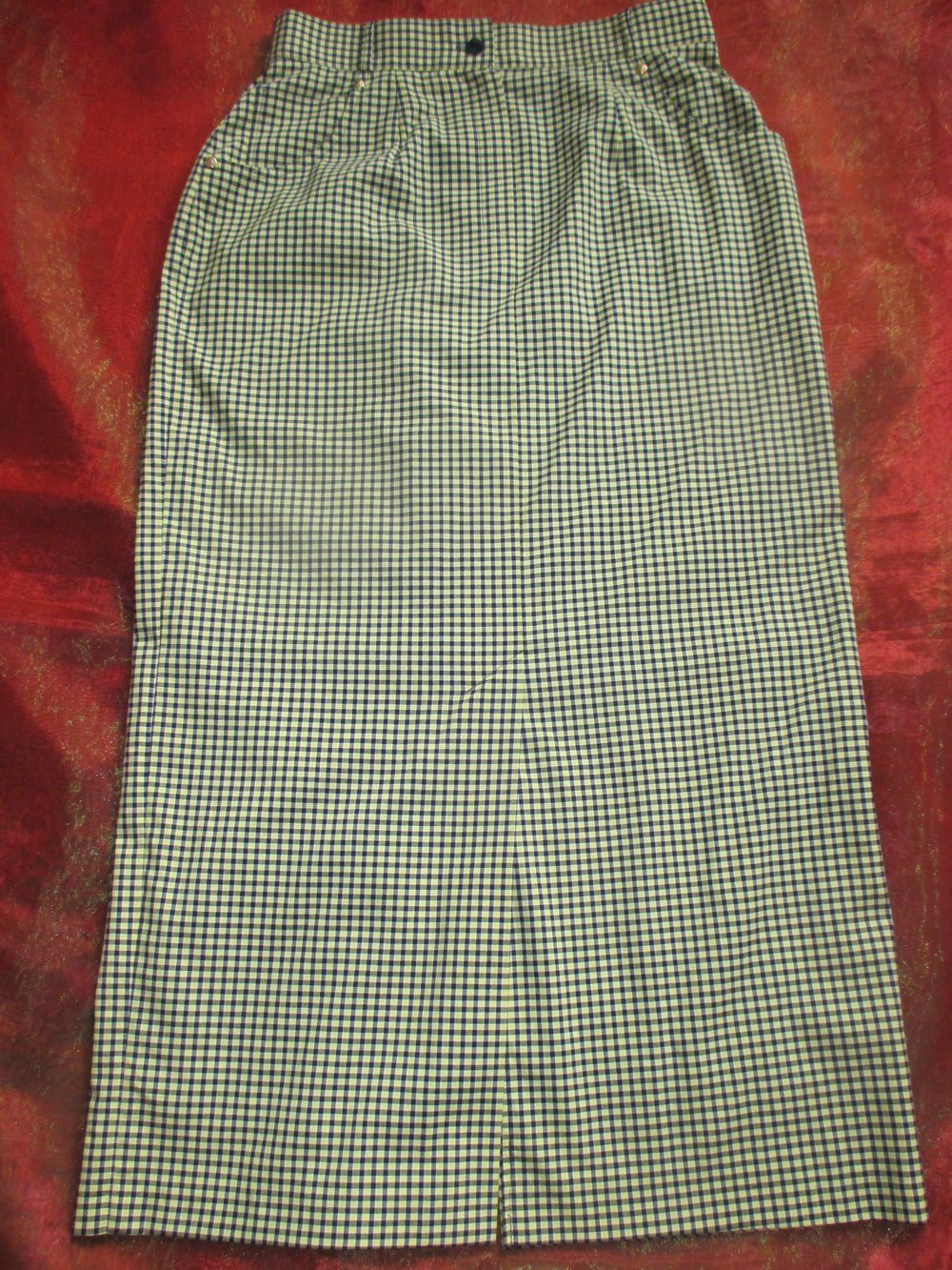 NEU * Karo * Long * Maxi * Shift * Sekretärinnen * Bleistift * Etui * High Waist * Rock 