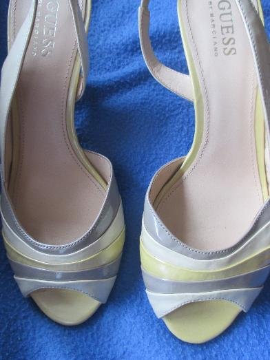 NEU ungetragen * Hochzeit * Ball * Ausgeh * Echt Lack- Leder * Sling * High Heels * Stilettos * Sandaletten * Sandalen 