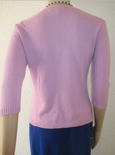 NEU * Edel * klassisch * V- Ausschnitt * Baumwolle * Feinstrick * Dreiviertel-Arm * Pullover 