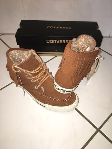 NEU mit allen ETIKETTEN Robin Hood Fransen Echt Leder Winter Teddy Futter Shearling Basket Freizeit Chucks Mokkasin Schuhe 