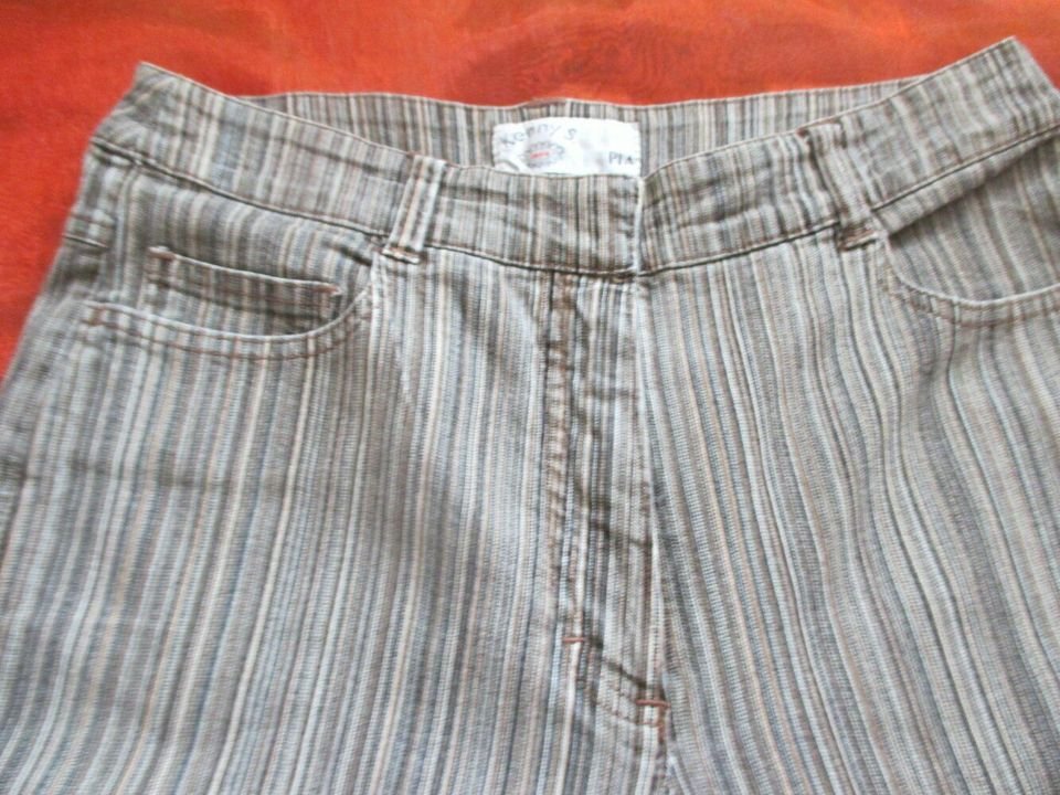  NEUw * Marlene- Style * Streifen * Jeans-  Hose 