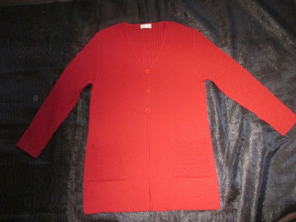 NEU * DESIGNER * Long * Lange * Schurwolle * Feinstrick * Grobstrick * Strickjacke * Cardigan 
