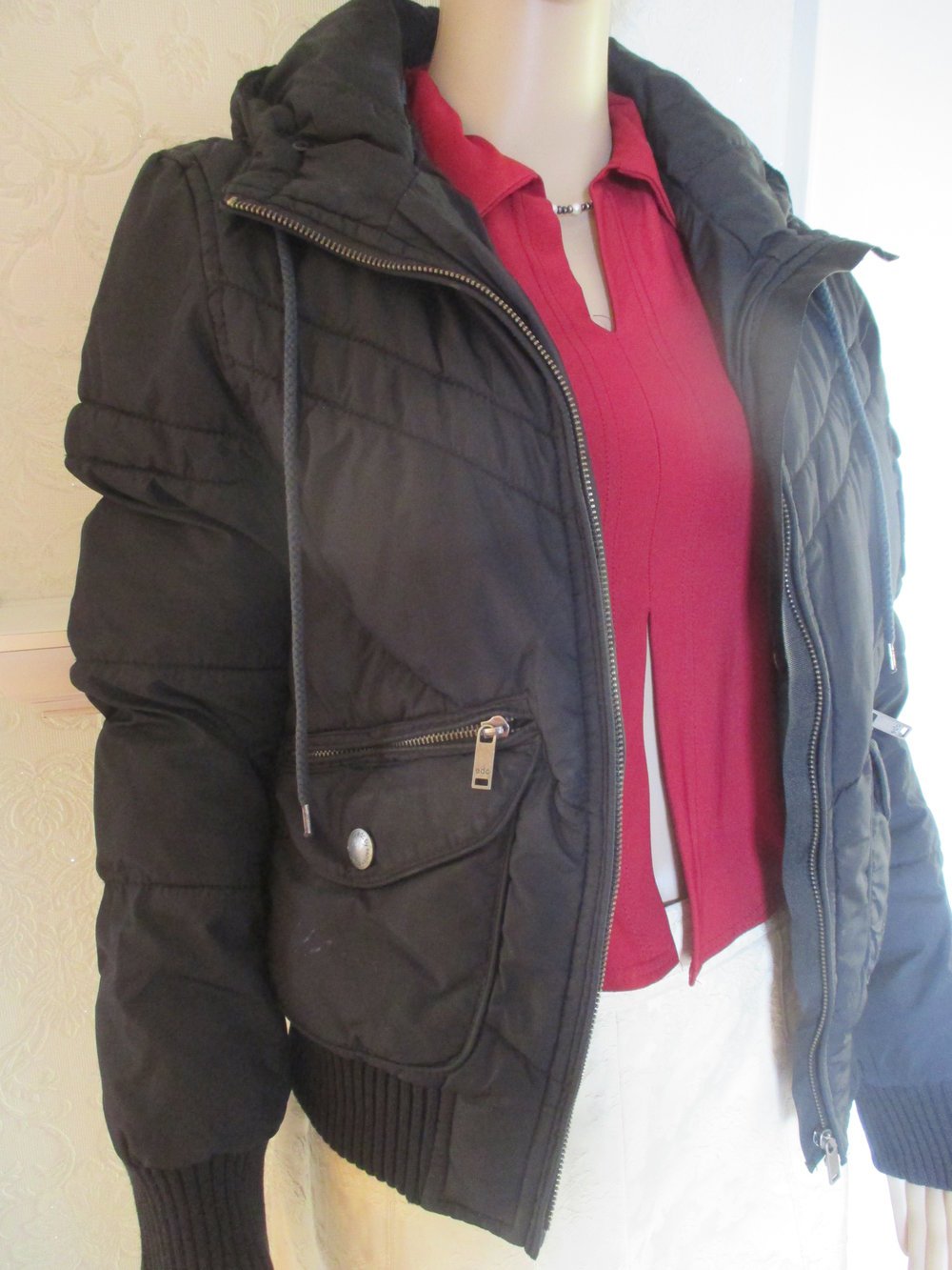NEU * Kapuzen * Daunen * Winterjacke * wattiert * Stepp Jacke 