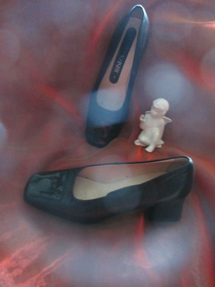 NEUw * DESIGNER * Echt * Lack und Glatt * Leder * Ballerina * Pumps * Schuhe 