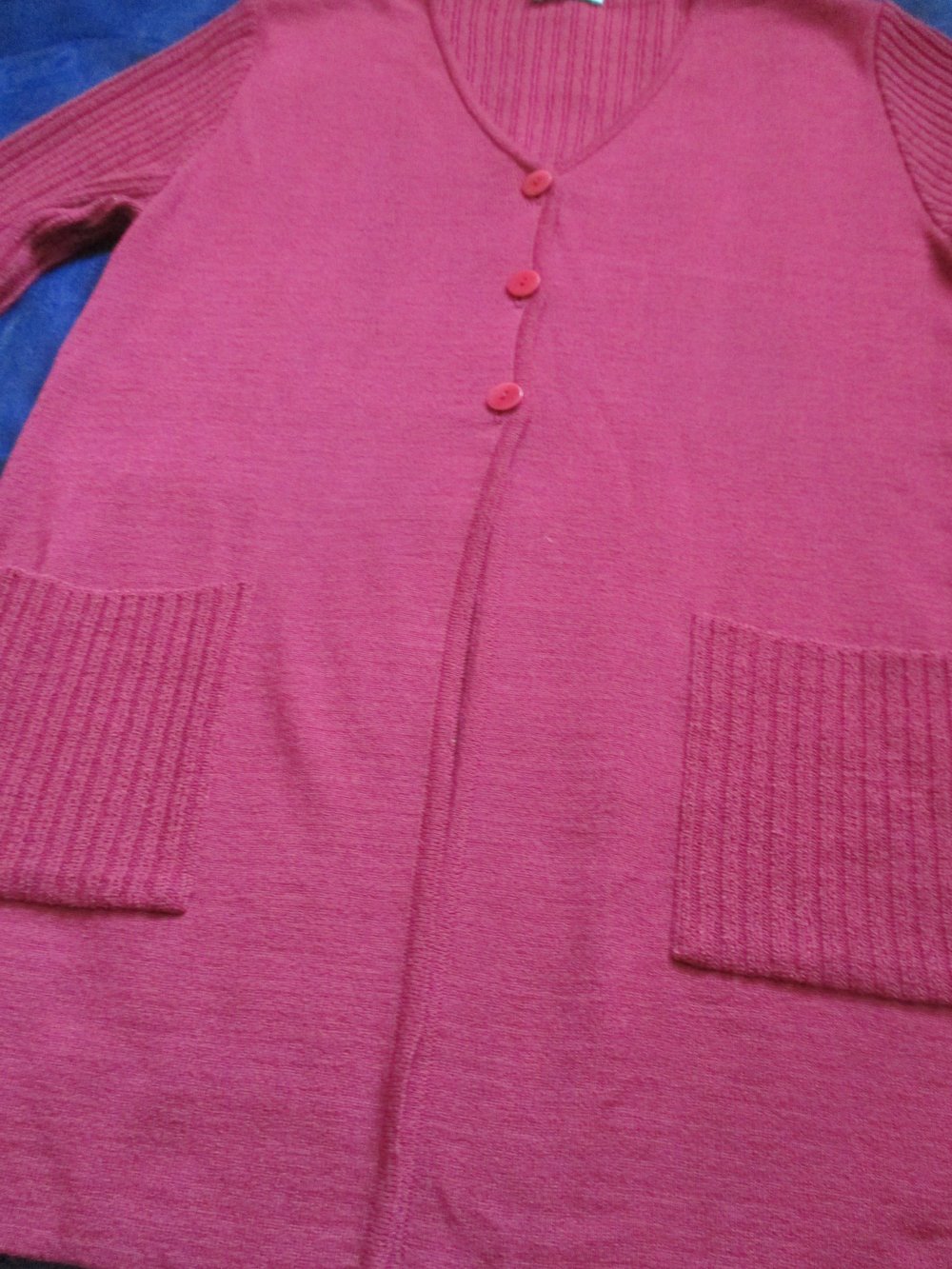 NEU * DESIGNER * Long * Lange * Schurwolle * Feinstrick * Grobstrick * Strickjacke * Cardigan 