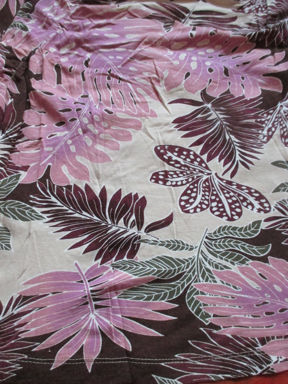 NEUw * Karibik * Blüten * Blätter * Flower Power * Dreiviertel Arm * T- Shirt 