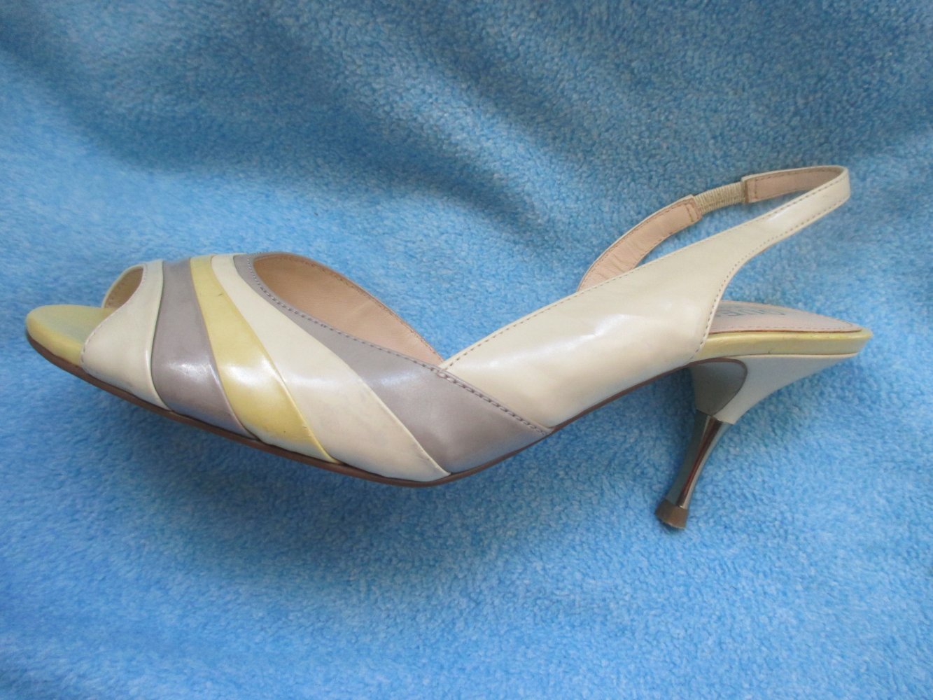 NEU ungetragen * Hochzeit * Ball * Ausgeh * Echt Lack- Leder * Sling * High Heels * Stilettos * Sandaletten * Sandalen 