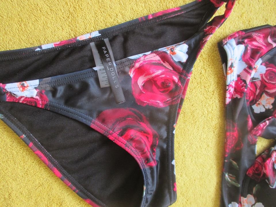 NEU * Sexy * Rosen * Romantik * Cut out * Bustier * Bandeau * Push- Up * Bikini 