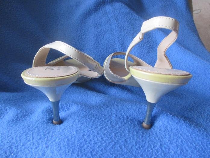 NEU ungetragen * Hochzeit * Ball * Ausgeh * Echt Lack- Leder * Sling * High Heels * Stilettos * Sandaletten * Sandalen 