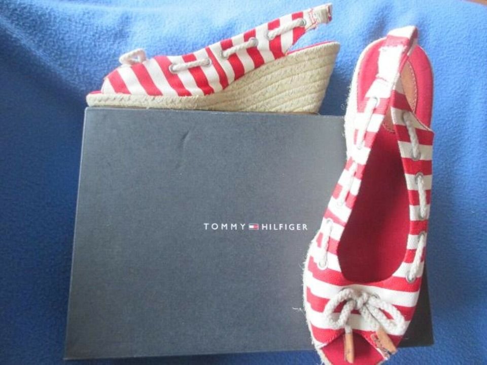 NEU * Maritim * Sailor * Marine * Navy- Style * Keilabsatz * Wedges * Sling * Sandaletten * Sandalen * Schuhe 