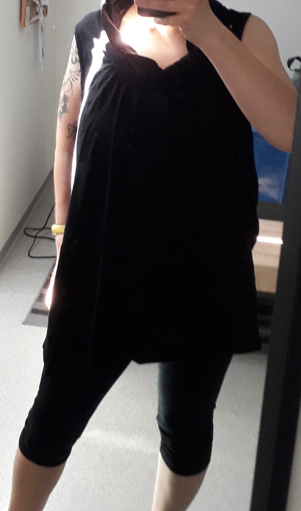 Schwarzes Top von Bon Prix in 40/42