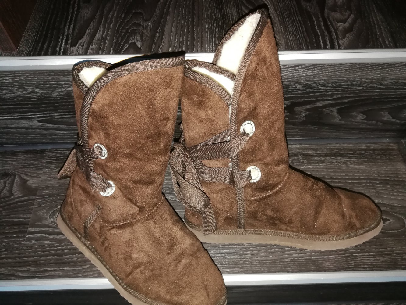 Weiche Boots mit Schleife