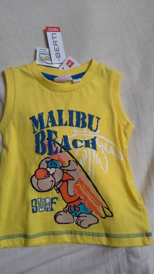 Berti by NKD shirt gr 80 ärmellos neu 