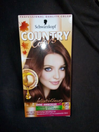 Schwarzkopf Country Colors Haarfarbe 66 Peru Nougat braun Neu Ovp