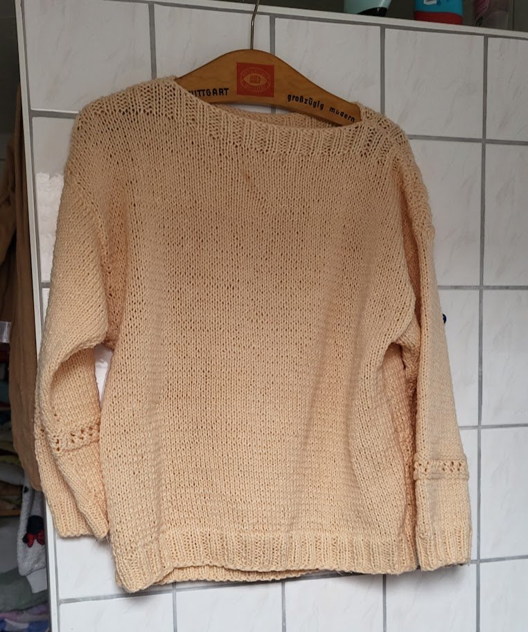 Strickpullover handarbeit gr. 44 