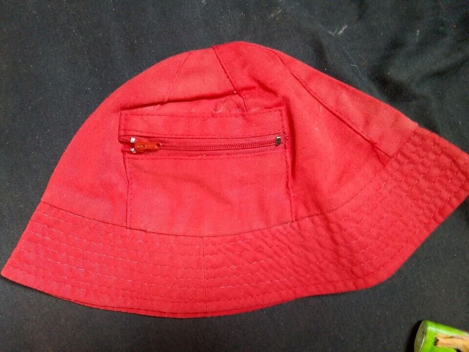 roter Sommerhut 57 cm wie neu