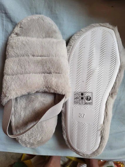 Flauschige hausschuh gr 37 