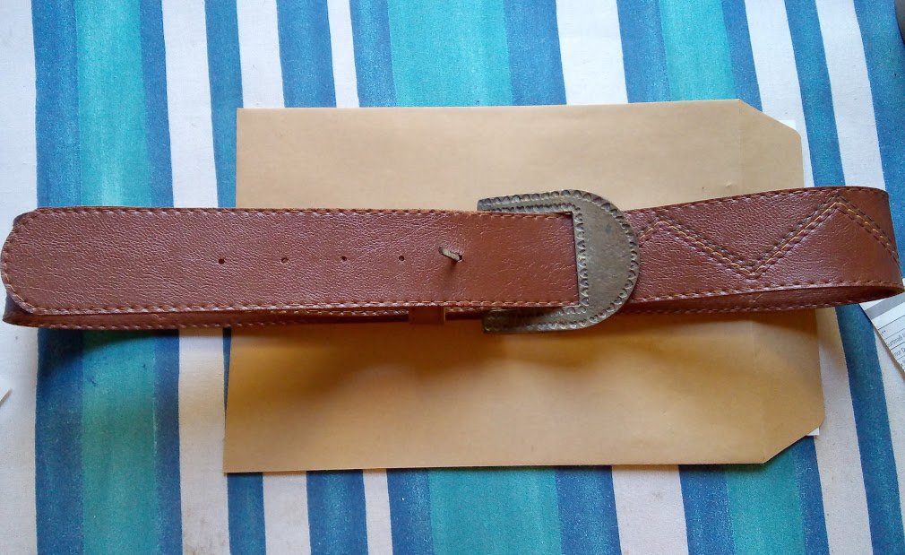 Lederimitat Gürtel ungetragen