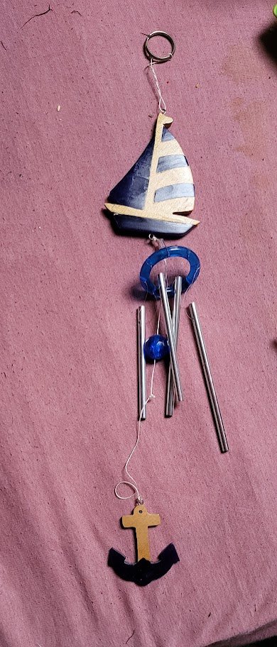 Windspiel mit 4 Klangstäben 