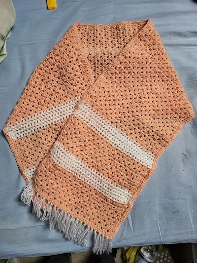 Häkel Schal neu handarbeit 