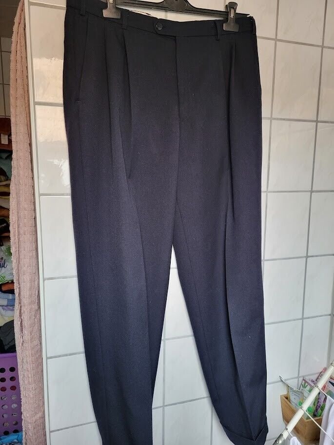 Anzug Hose für Herren gr. 54 mit Wolle