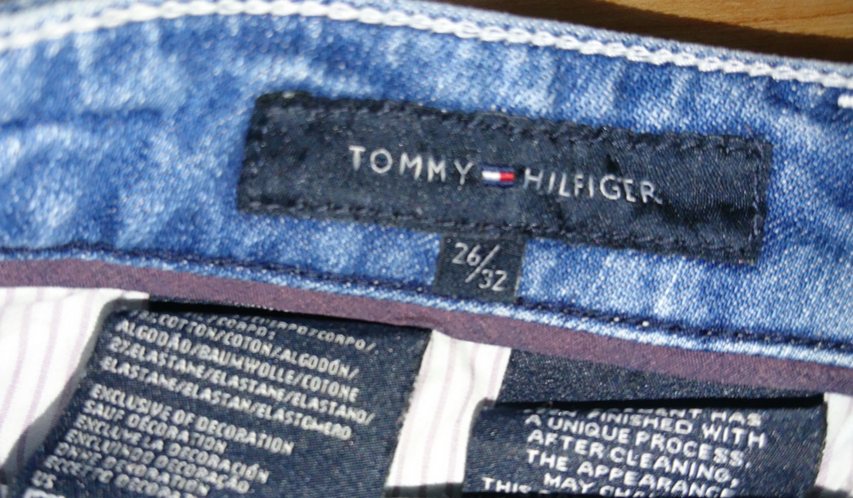 Used-Jeans von Tommy Hilfiger Gr. 26/32