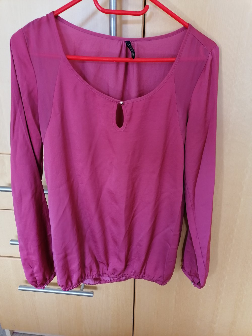 Oberteil in Flamingofarbe