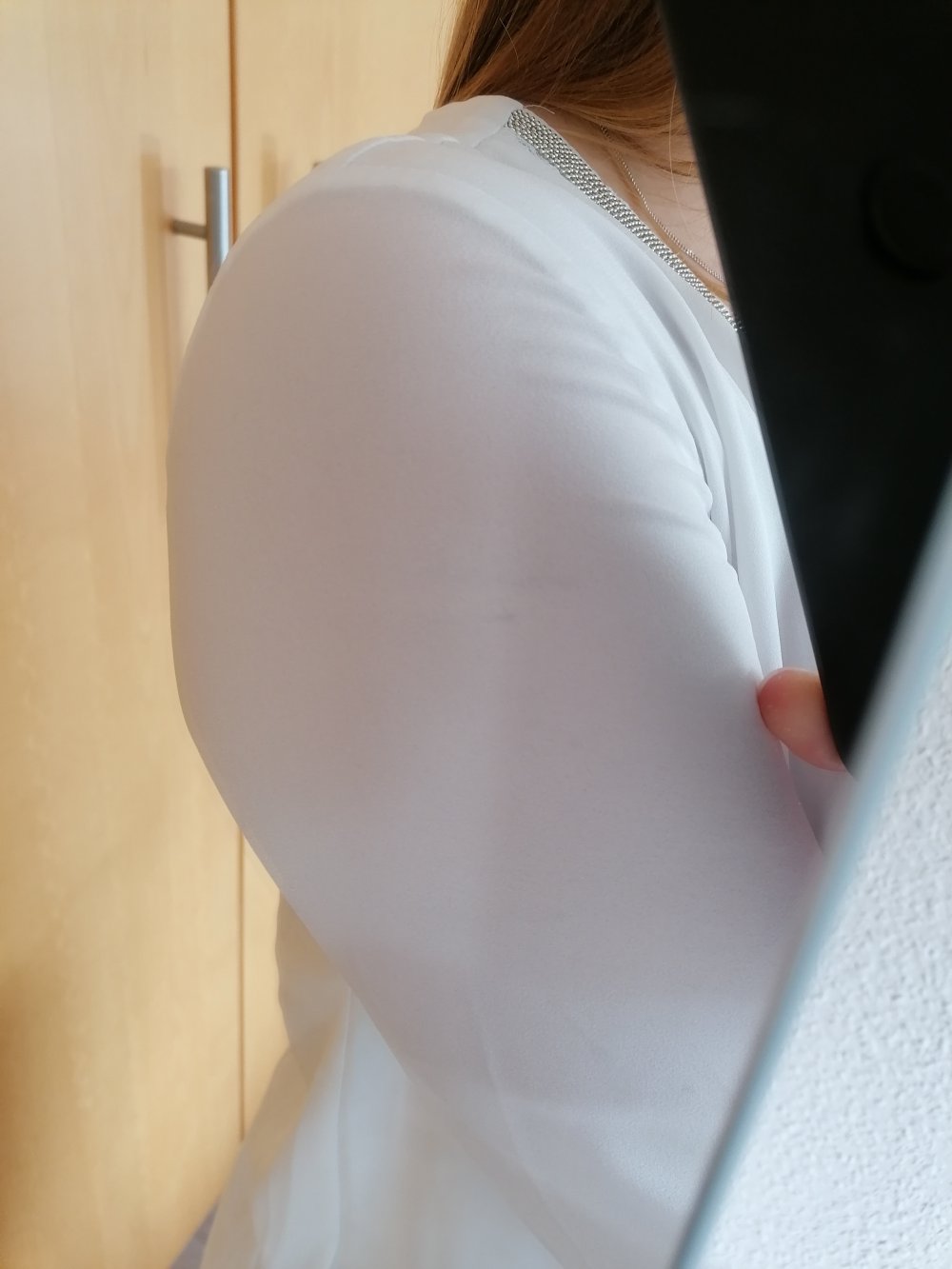 Weißes schickes Oberteil