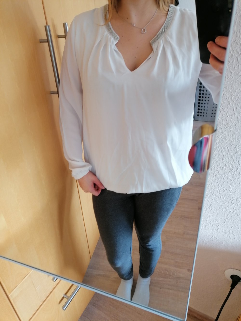 Weißes schickes Oberteil