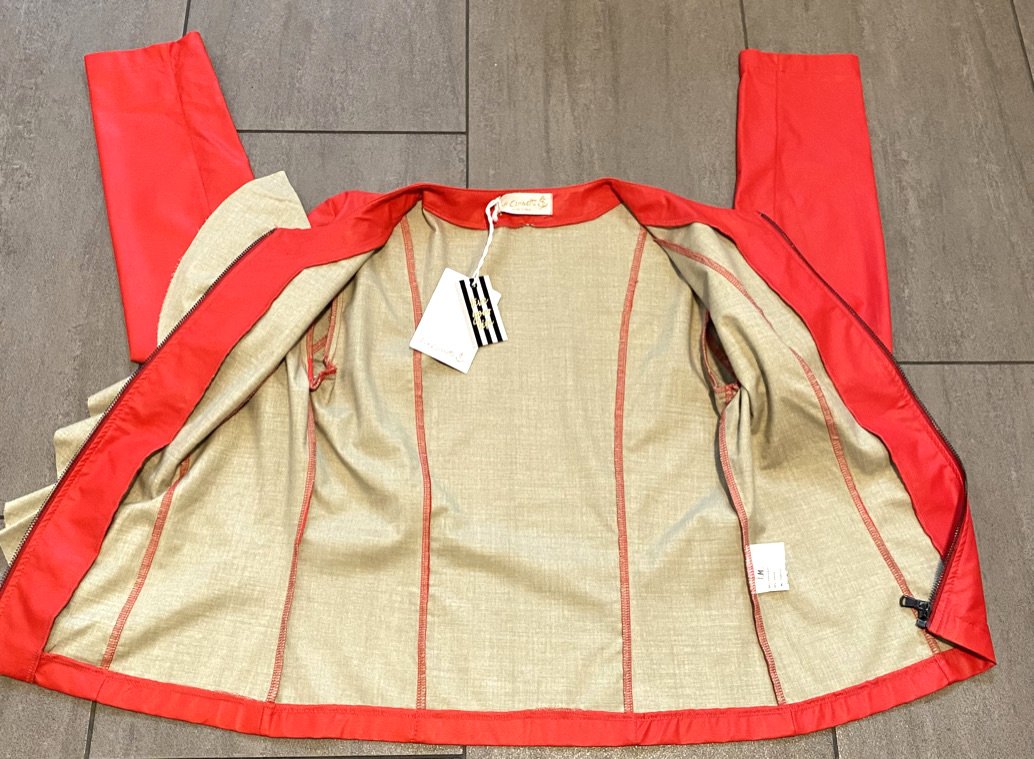 NEU Damen Jacke SEXY aus Lederimitat Gr.S in Rot von La Croisette P.84,95€ 