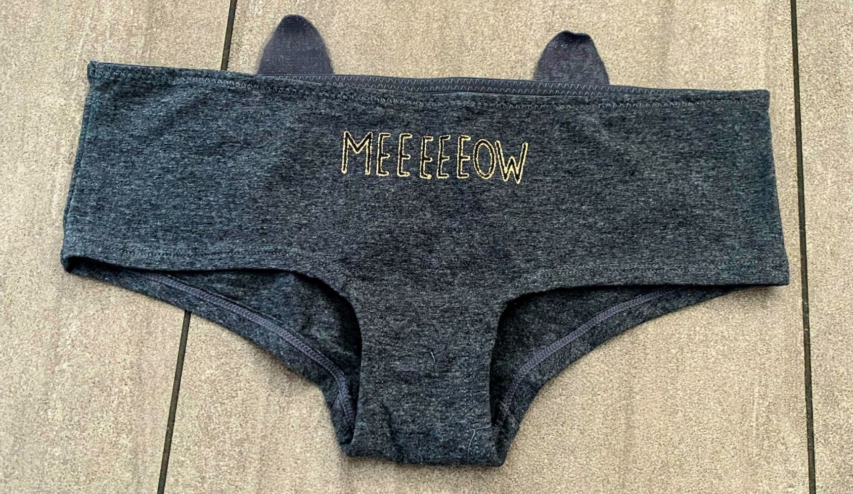 NEU Damen SEXY Hot Pants in Pantyform Gr.36 Grau Meeeeeeow 