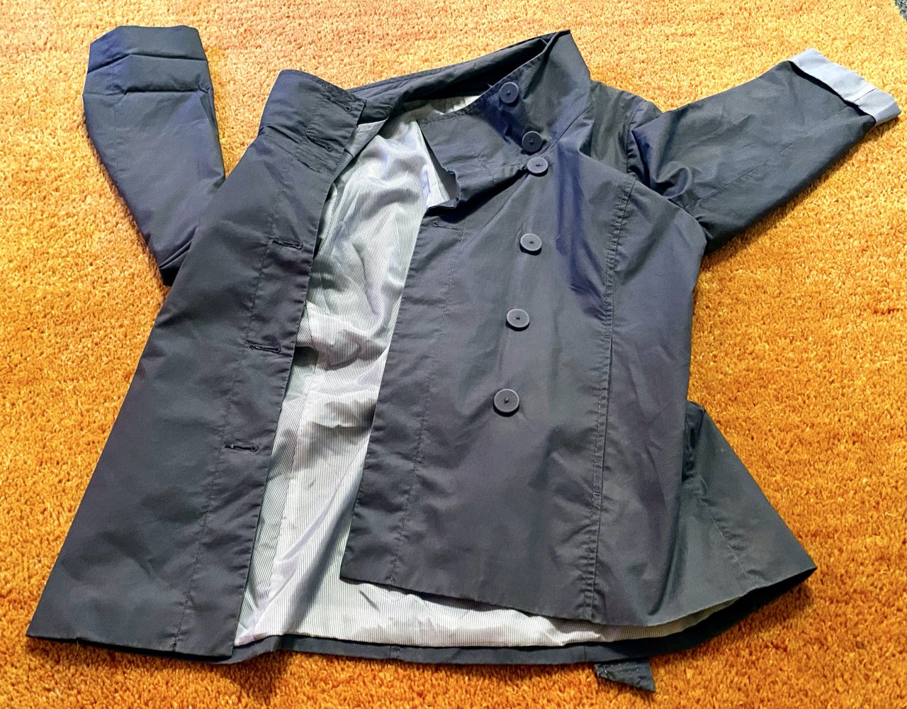 Damen Mantel Trenchcoat Gr.42 in Grau von H&M 