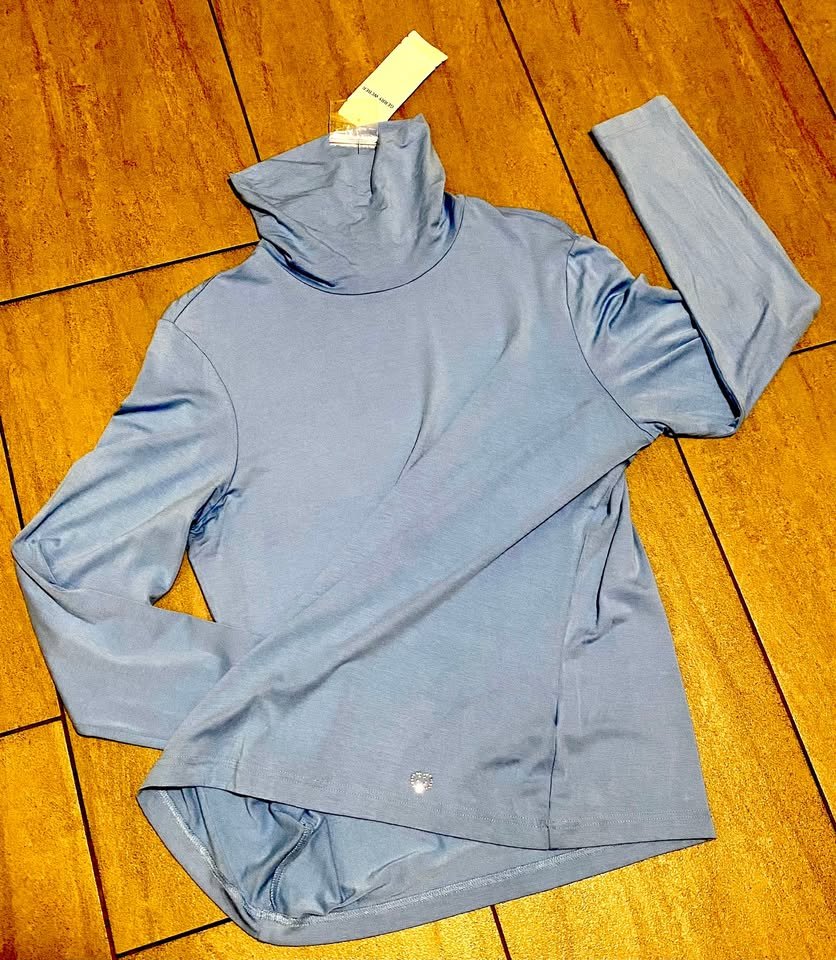 NEU Damen Pullover Rollkragen Gr.44 Hellblau von Gerry Weber P.29,95€ 