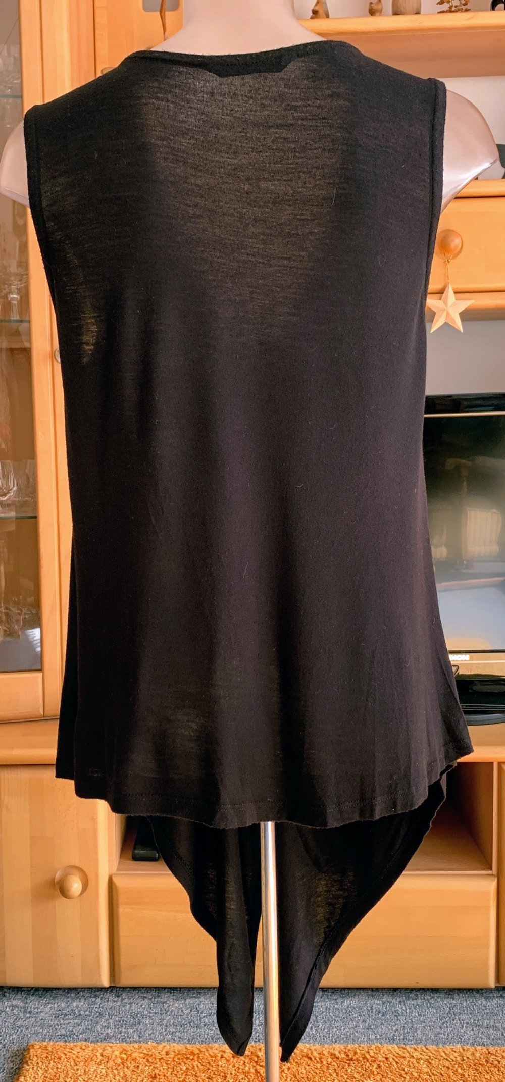 Damen Kleid Poncho Überwurf Gr.S Schwarz von Boule 