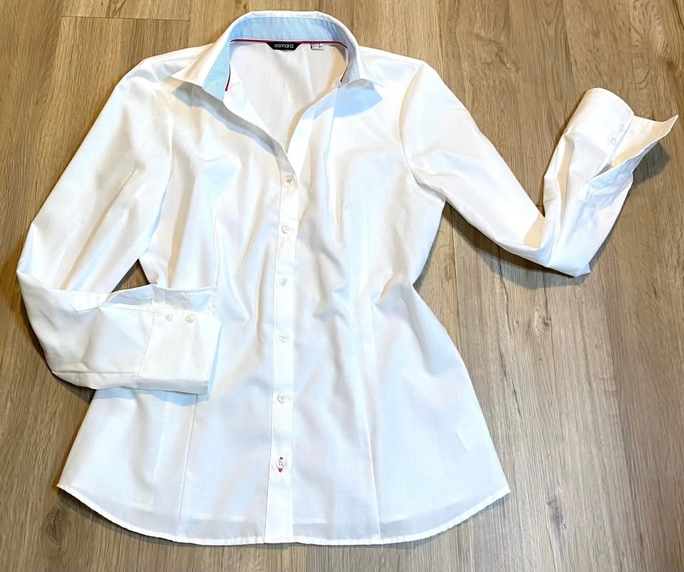 Damen Hemdbluse Business Gr.40 in Weiß von Esmara NW 