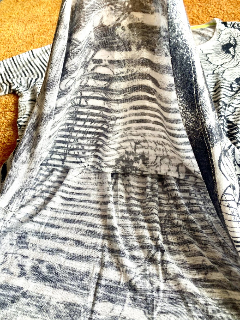 Damen Shirt Sommer Print Bluse Gr.44 in Bunt von Fabiani 