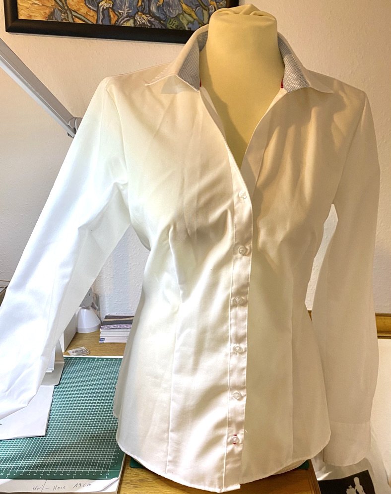 Damen Hemdbluse Business Gr.40 in Weiß von Esmara NW 