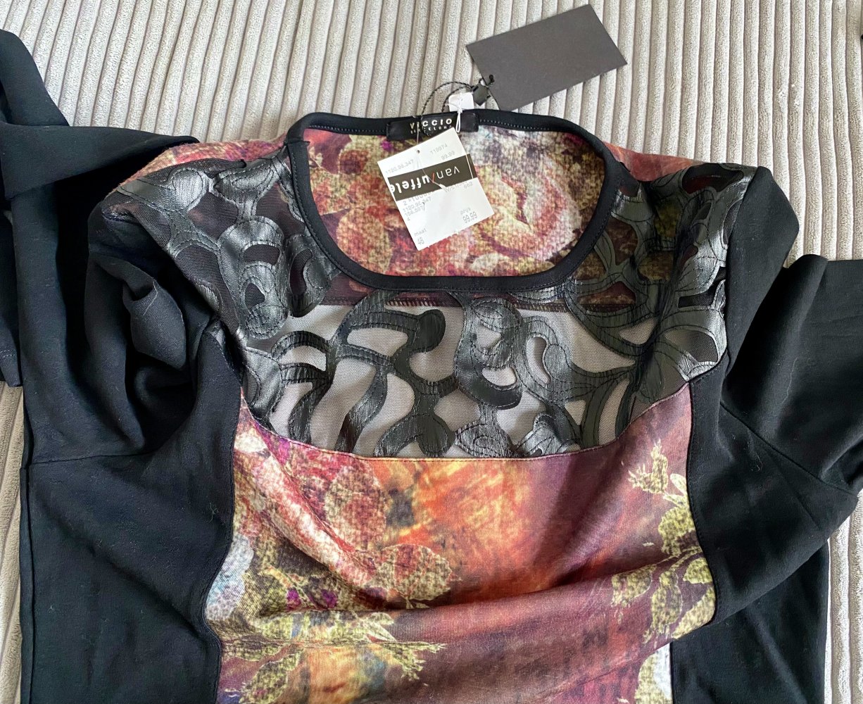 NEU Damen Kleid Spitze Etui festlich Gr.40 in Schwarz von Viccio P.99,99€