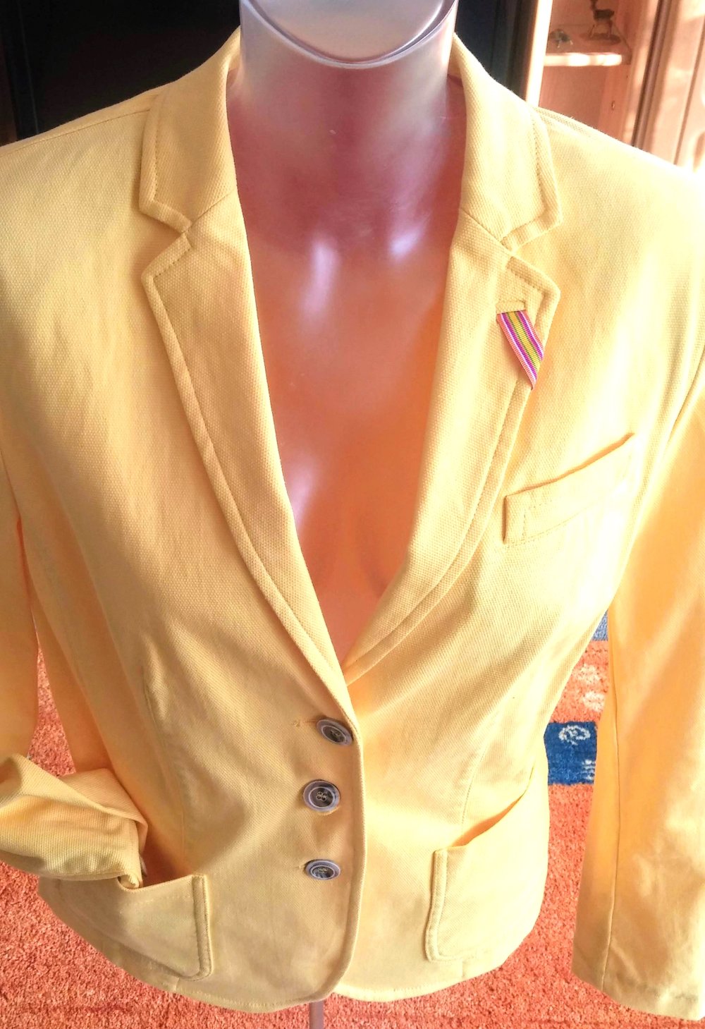 NEU Damen Blazer Sommer leicht Gr.40 Zitronengelb Business & Chic 