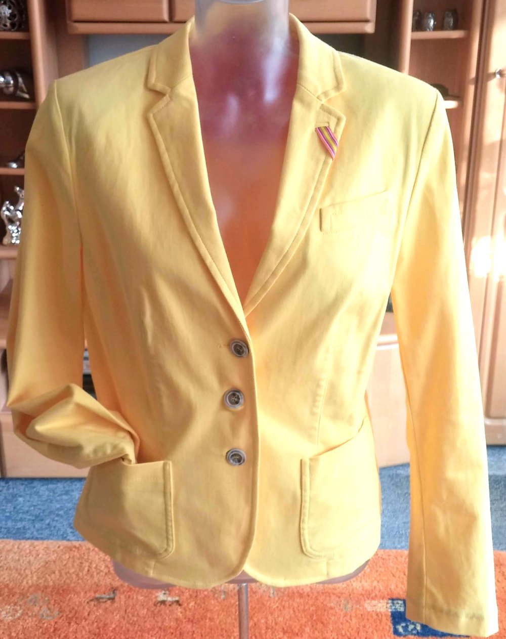 NEU Damen Blazer Sommer leicht Gr.40 Zitronengelb Business & Chic 