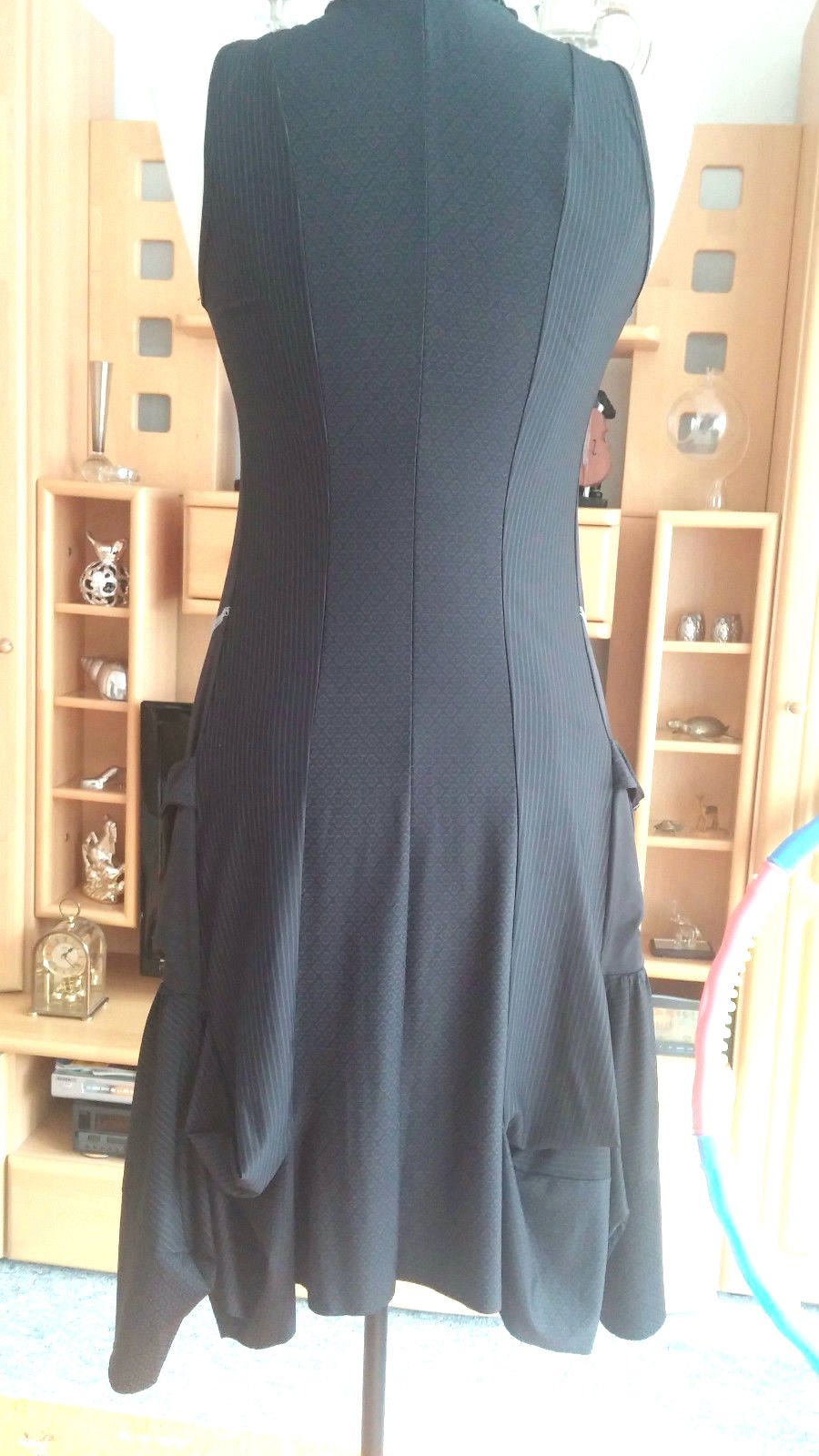 NEU Damen Kleid im Lagenlook, Gr. XS in Schwarz von SOGGO Collection