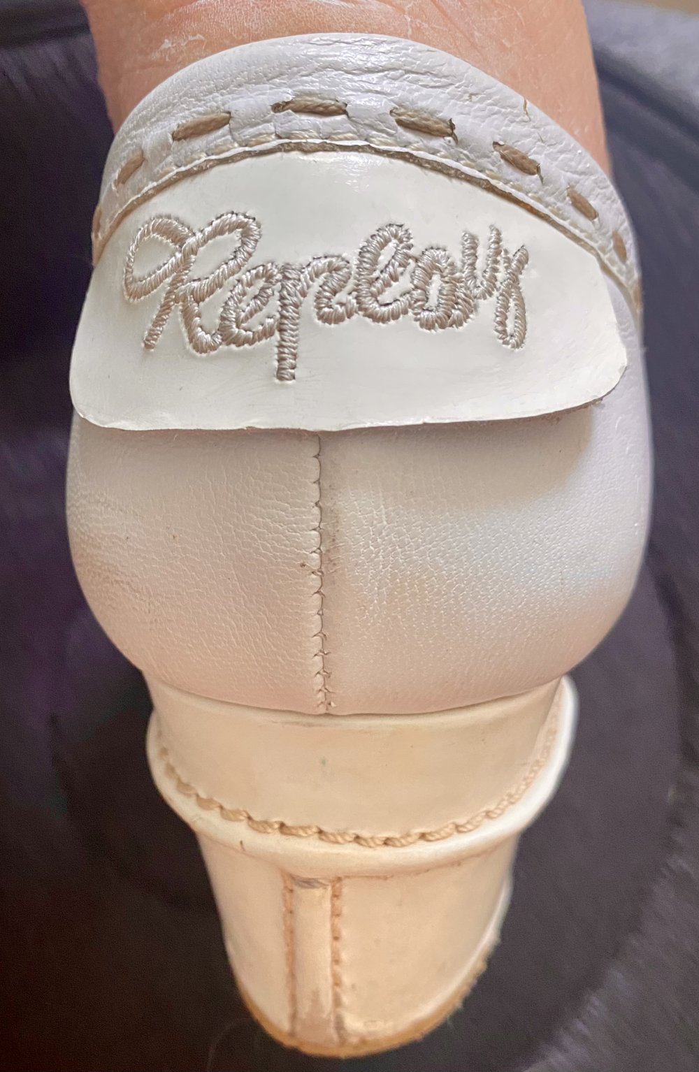 Damen Echtleder Schuhe Vintage Elegant in Creme Gr.39 von Replay 