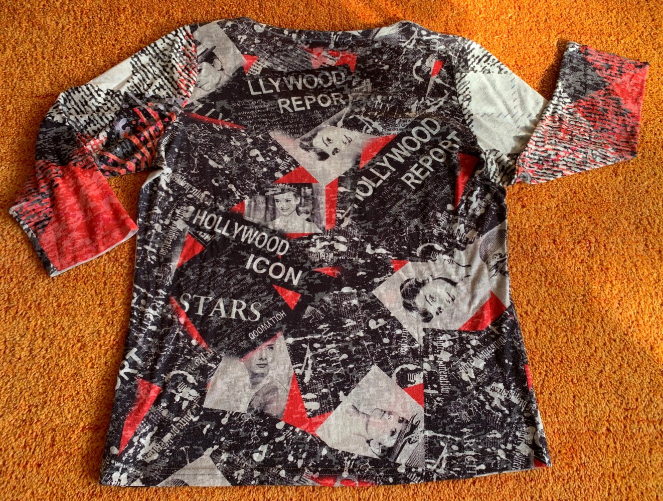 Damen Shirt Print gemustert Gr.40 in Bunt von Estelle Jolie