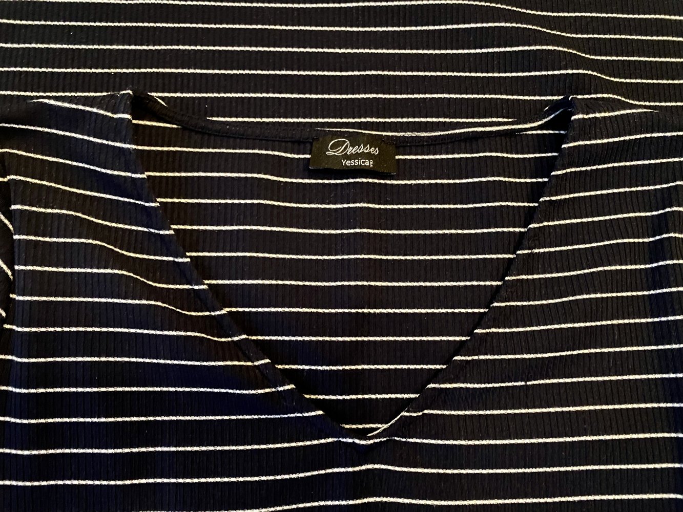 Damen Kleid ⚓ Gestreiftes Jersey Kleid Gr.40 von Yessica (C&A) 