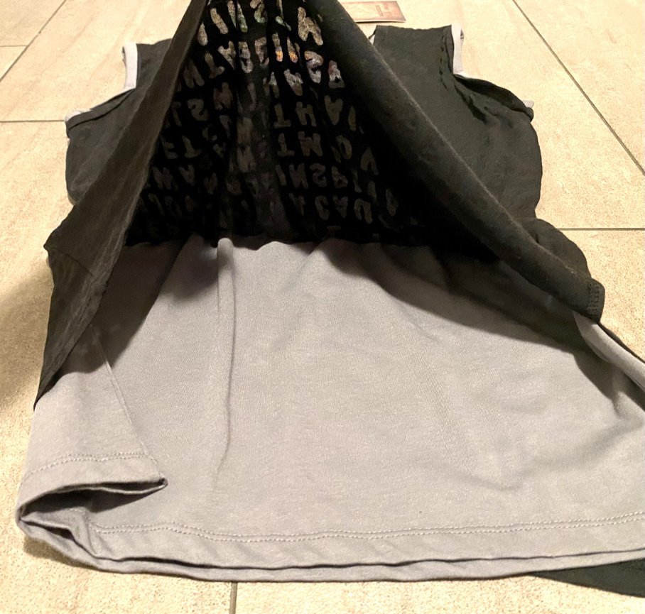 NEU Damen Top Lagenlook 2 in 1 Gr.S in Schwarz/Grau von Khujo