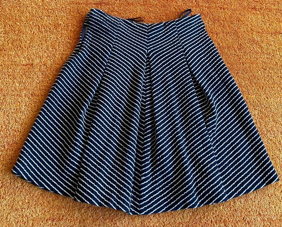 Midirock von Alba Moda Größe 38 Schwarz/Weiß Top Zustand