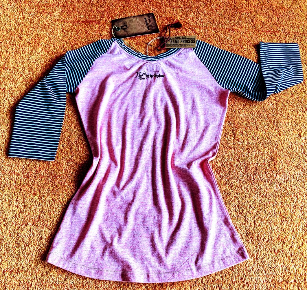 NEU Damen Shirt Jersey Print Pailletten Gr.S in Pink von Khujo