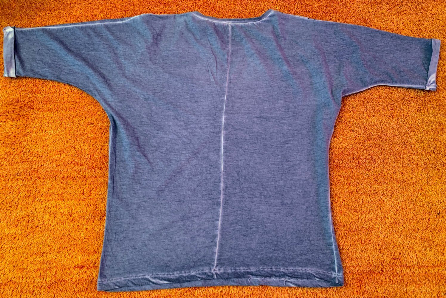 Damen Shirt Sommer Jersey mit Spitze Gr.M Grau/Lila Urban Subface NW 