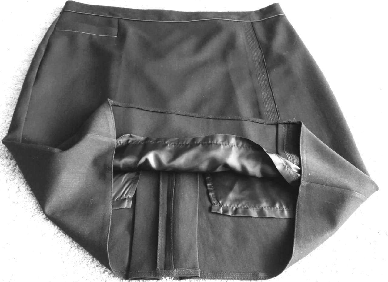 Damen Rock Business Elegant Klassisch Gr.50 in Braun 