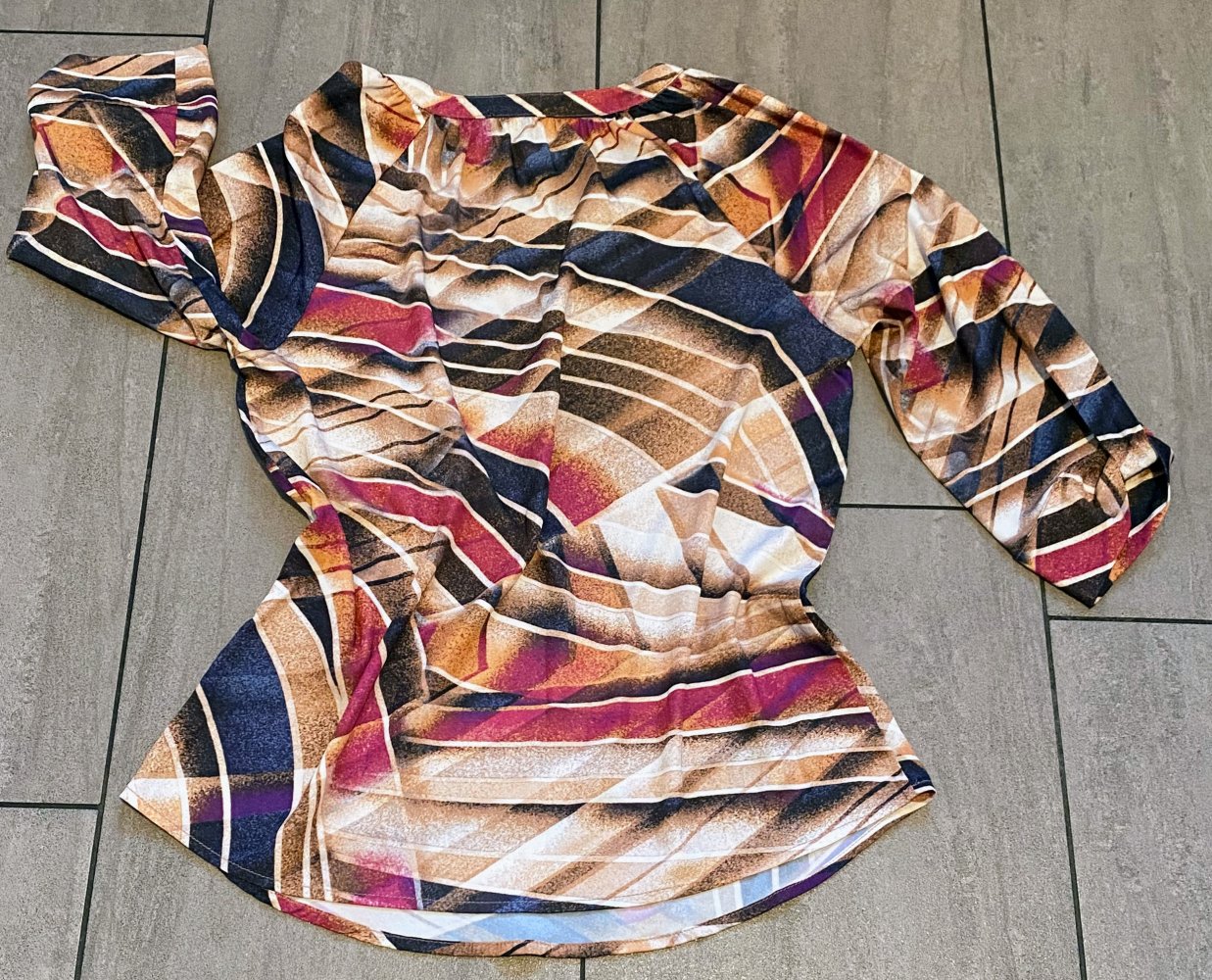 Sommer Tunika/Bluse von Yest Gr.38 Bunt gemustert Neuwertig 